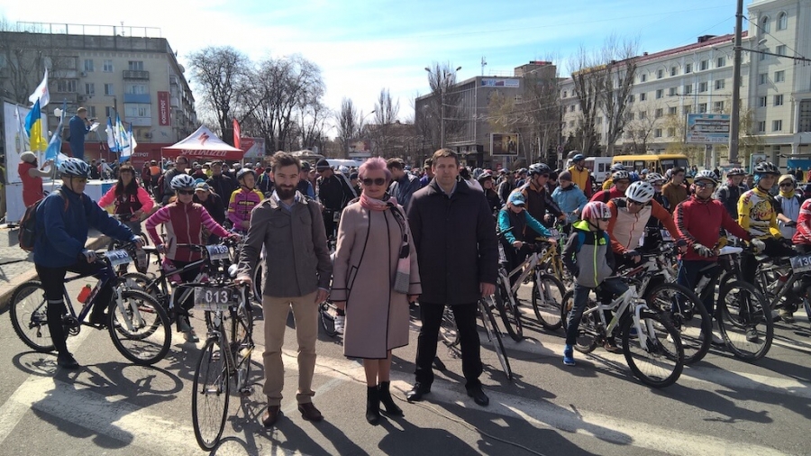 У Херсоні відбувся велопробіг «Херсонські вело-50»,  присвячений 25-й річниці незалежності України